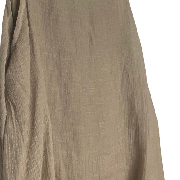 Coco + Carmen Gauze Cami Dress w/ Pockets Tan/ Sand Size Small - Picture 6 of 7